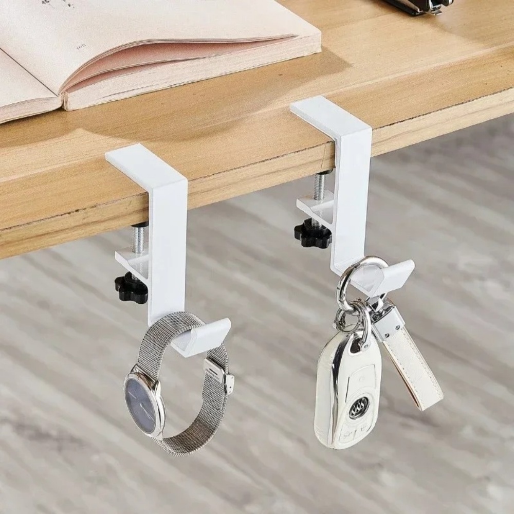 Home Office Headset - 1/2Pcs Punch-Free Adjustable Desk Hook Headset