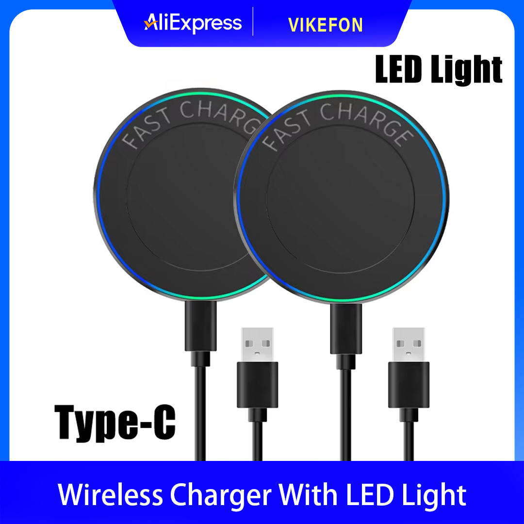 Desk Charging Station - Portable Mini Desktop Wireless Charger Stand