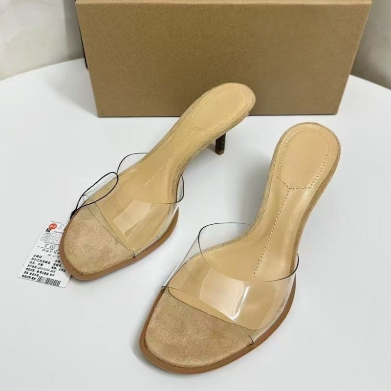 Home Office Inspiration - 2026 New Women Nude Transparent Mules