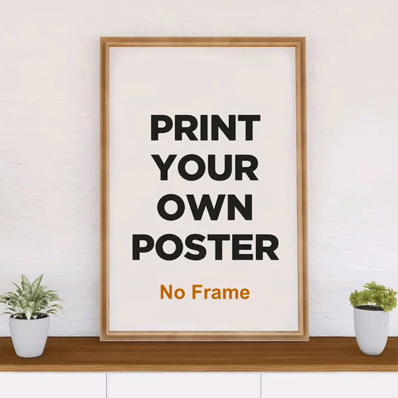 Home Office Photos - 1pc Customized Portrait Landscape Poster Printing