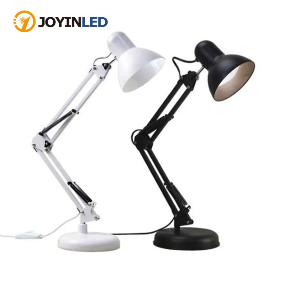 Home Office Work Table - JOYINLED Adjustable Desk Lamp E27 Swing