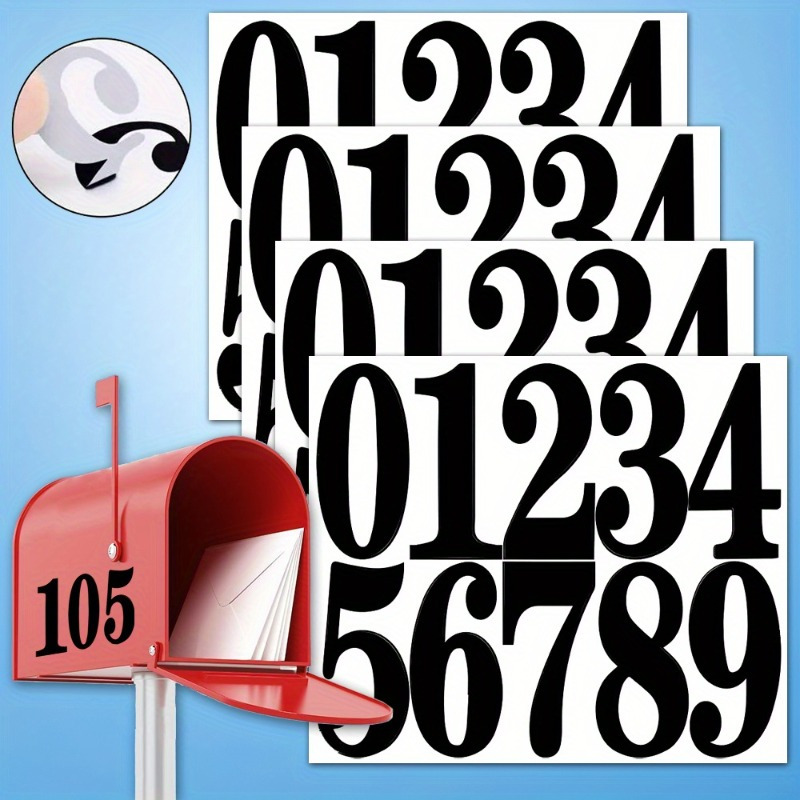 Address Home Office - Digital stickers, mailbox stickers, and waterproof