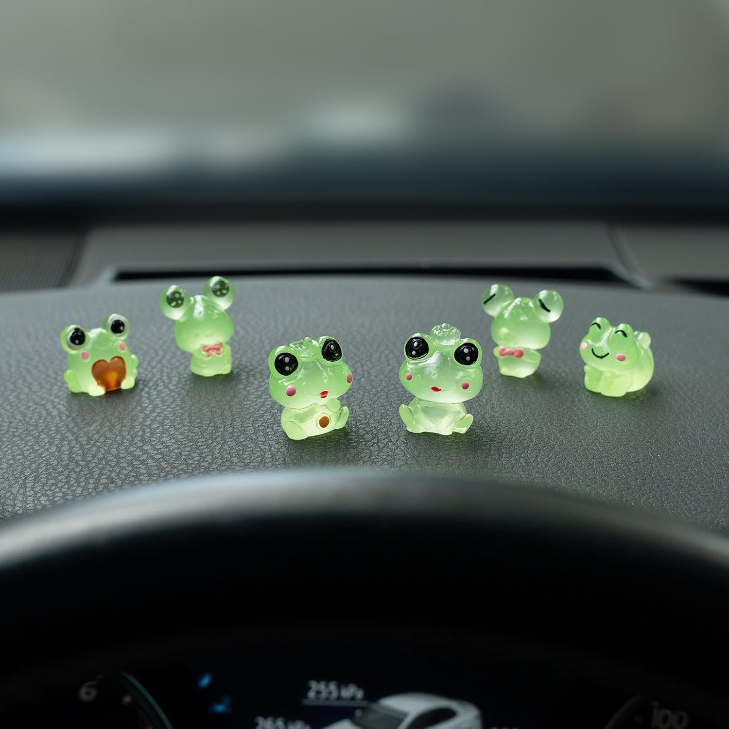 6PCS Fun Luminous Frog Car Das - Home Office With View 评论和价格