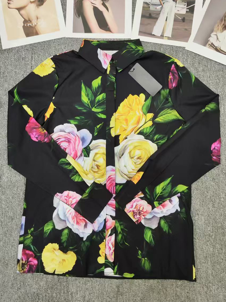 Printed lapel single-breasted  - Home Office For Two 评论和价格