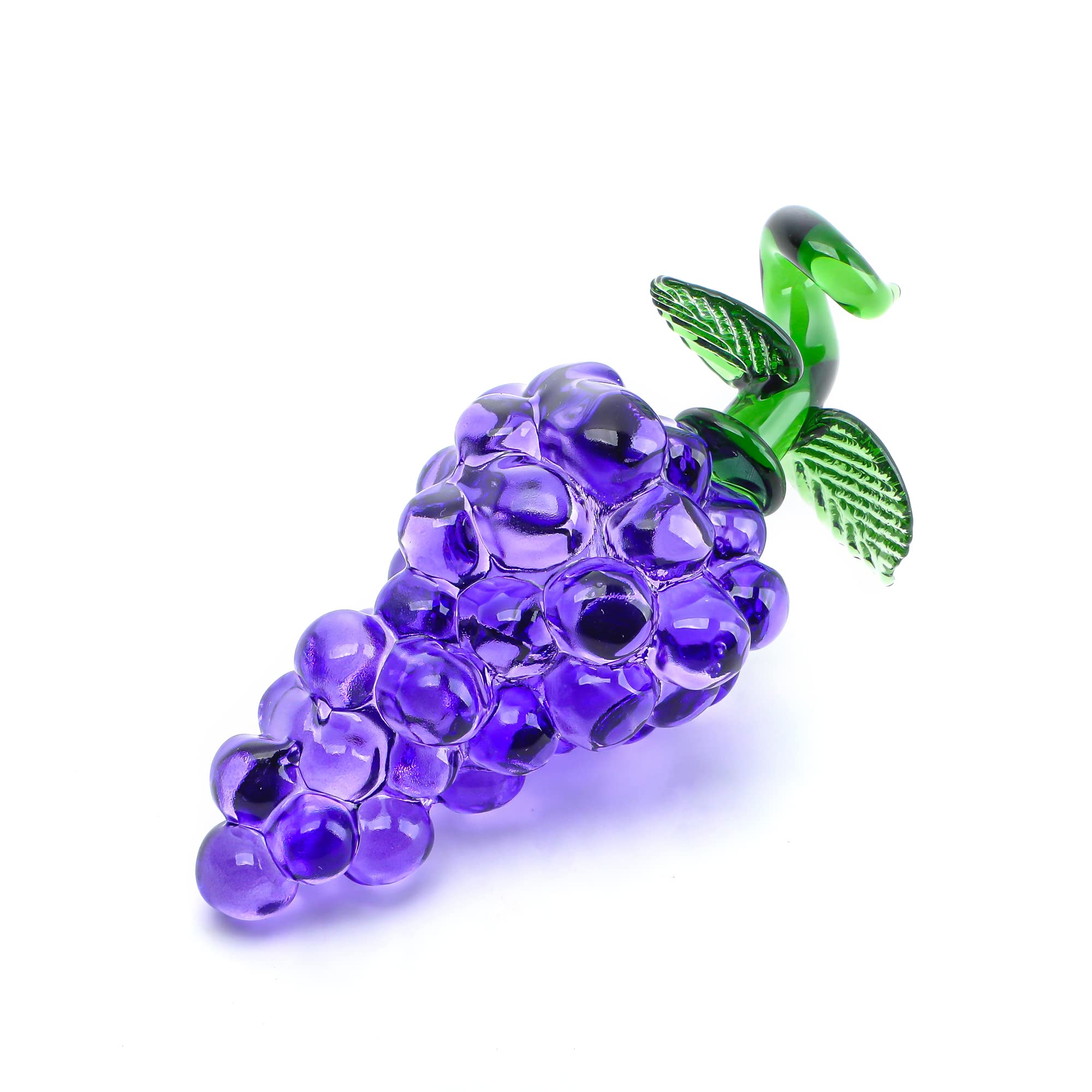 Handmade Glass Purple Grape Fi - Home Office Freelancer 评论和价格