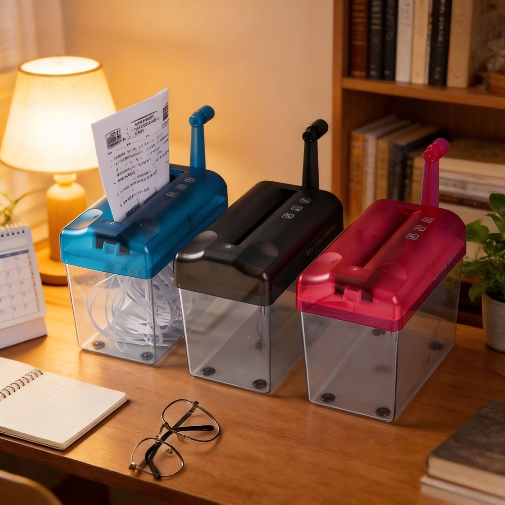 Mini Manual Paper Shredder Tra - Paper Shredder Micro 评论和价格