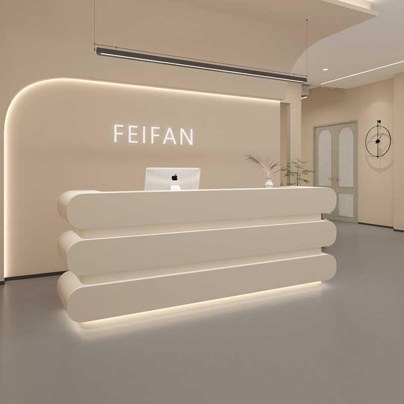 Business Salon Reception Desks - Home Office Industrial Design 评论和价格