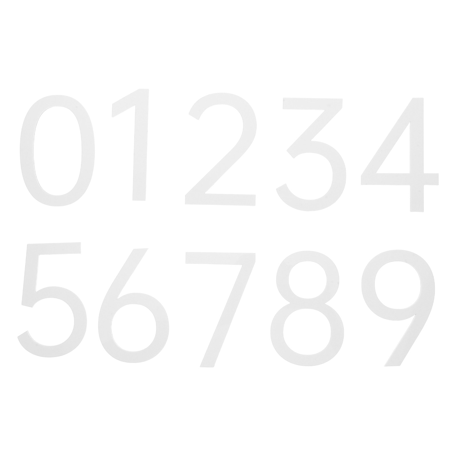 10Pcs Acrylic Number Tags 3D M - Address Home Office 评论和价格