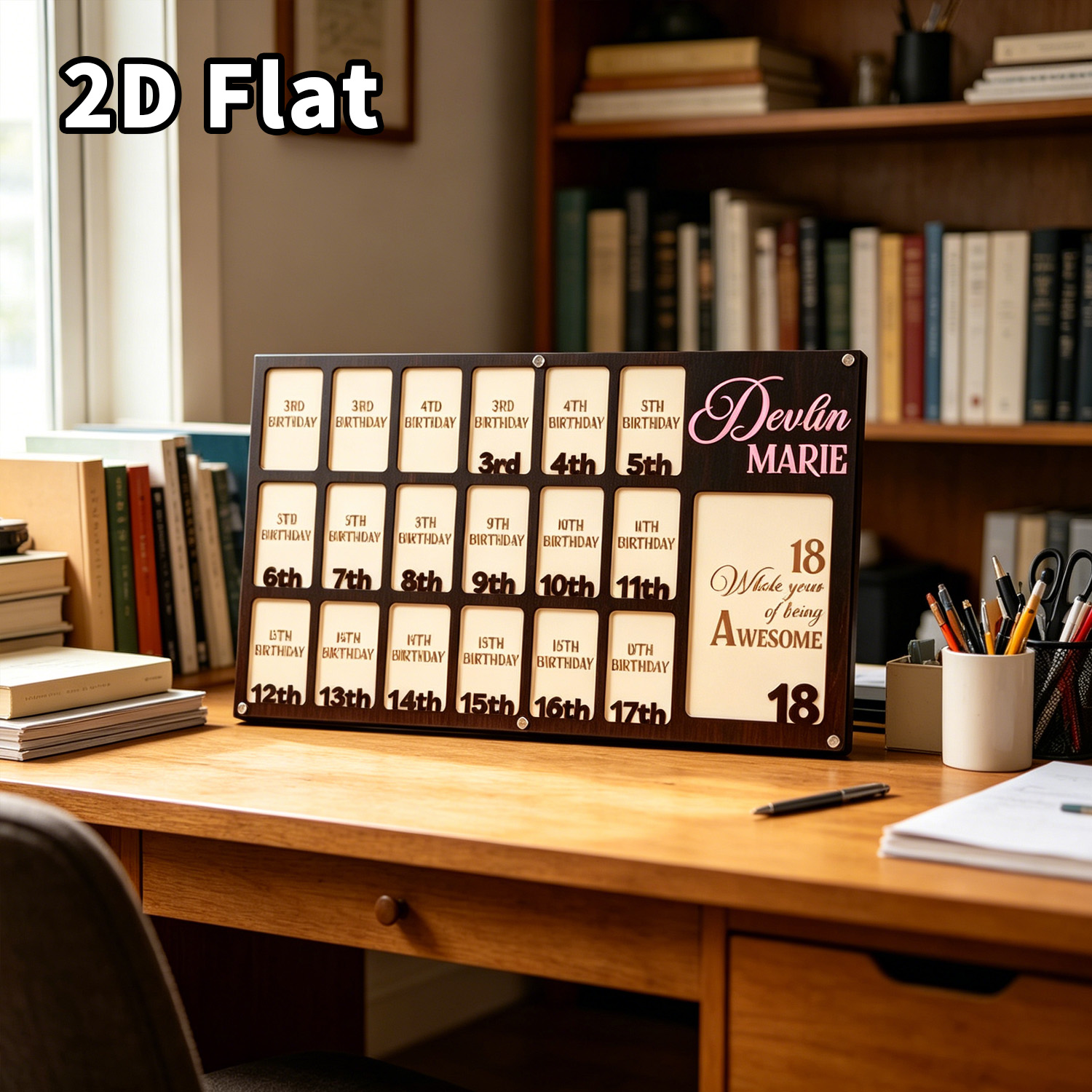 1Pc Custom Grade Photo Frame W - Home Office Photos 评论和价格