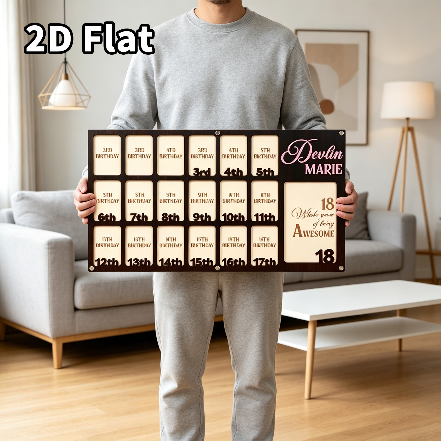 1Pc Custom Grade Photo Frame W - Home Office Photos 评论和价格