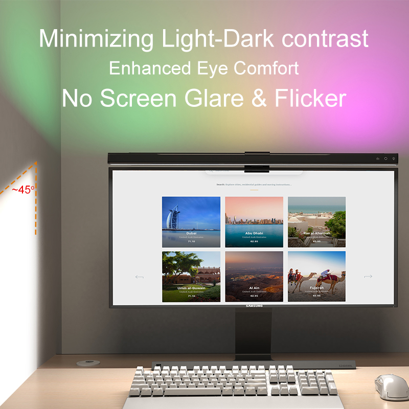 RGB Light 60/80cm Game Atmosph - Home Office Programmer 评论和价格