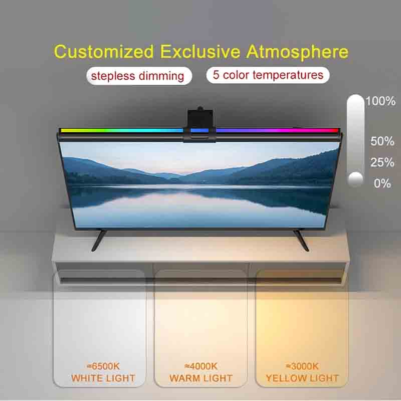 RGB Light 60/80cm Game Atmosph - Home Office Programmer 评论和价格