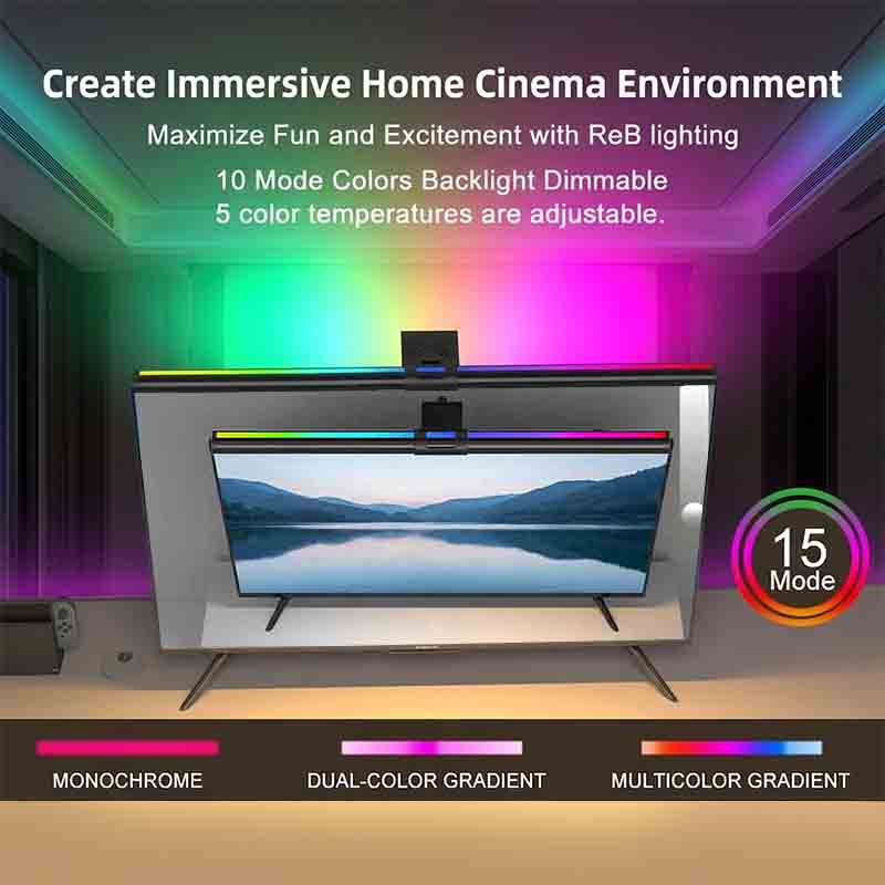 RGB Light 60/80cm Game Atmosph - Home Office Programmer 评论和价格
