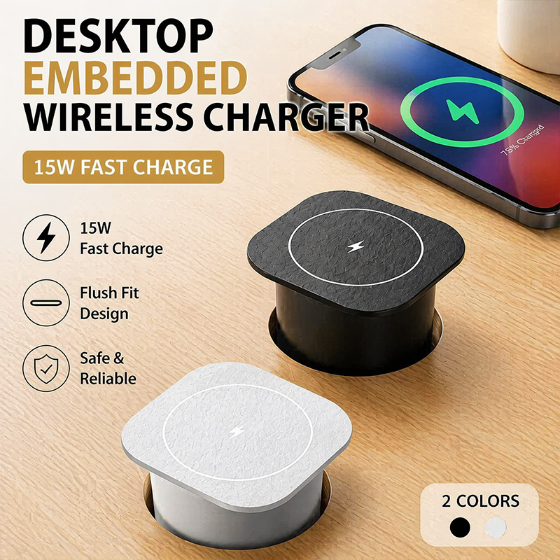 Embedded Desk Wireless Charger - Desk Charging Station 评论和价格