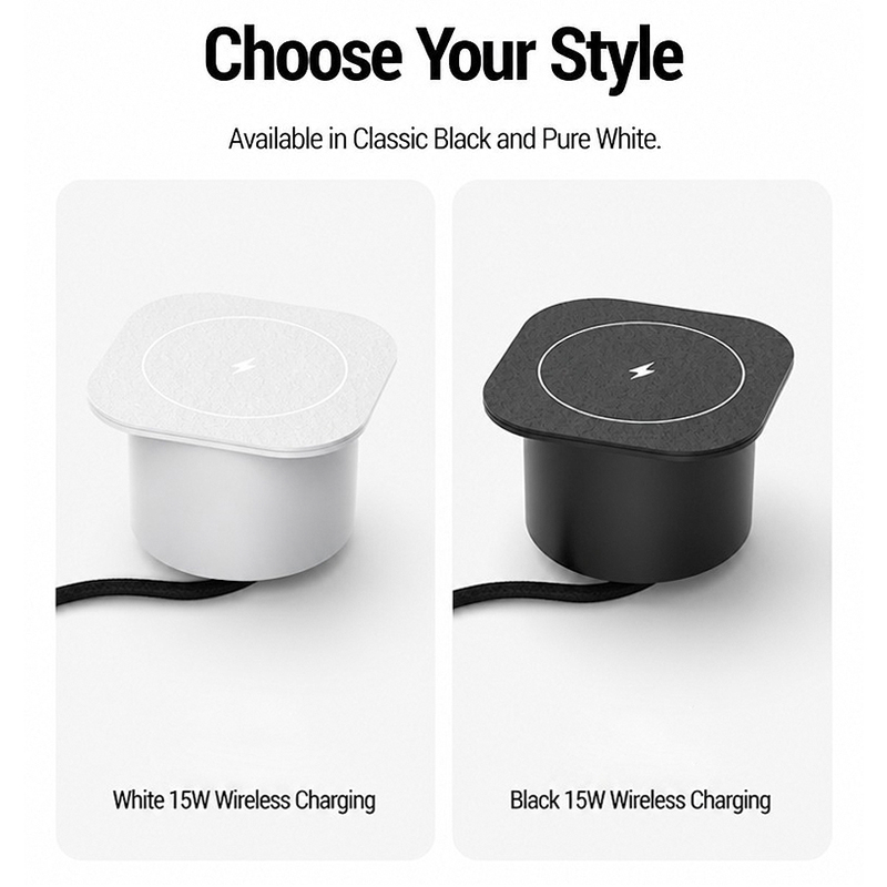 Embedded Desk Wireless Charger - Desk Charging Station 评论和价格