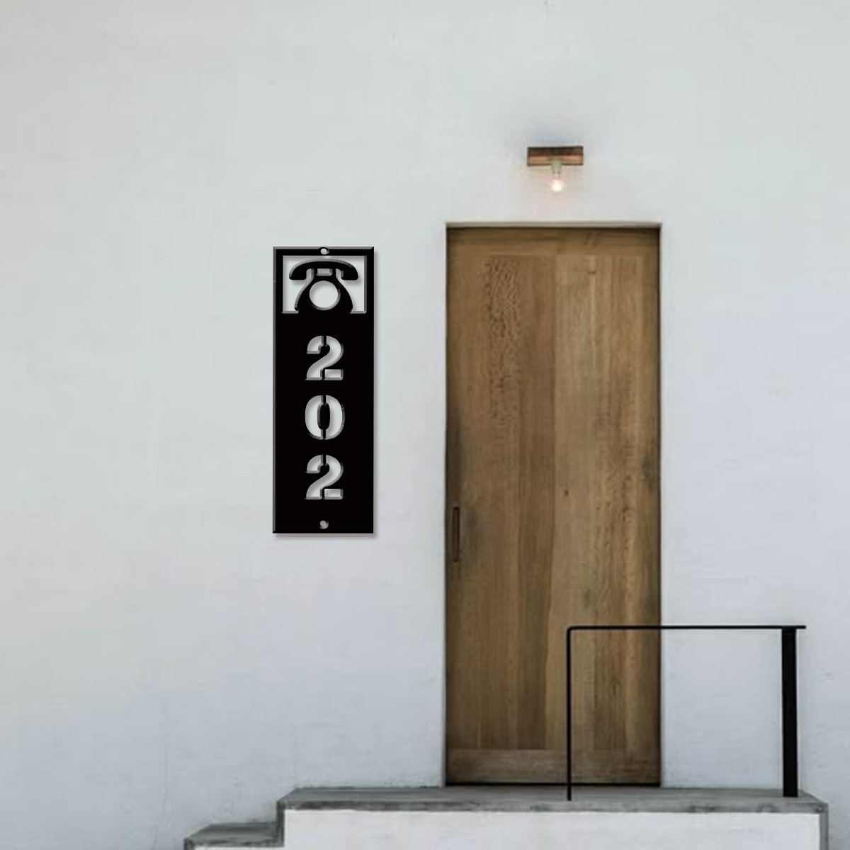 1Pc Custom modern Metal Street - Address Home Office 评论和价格