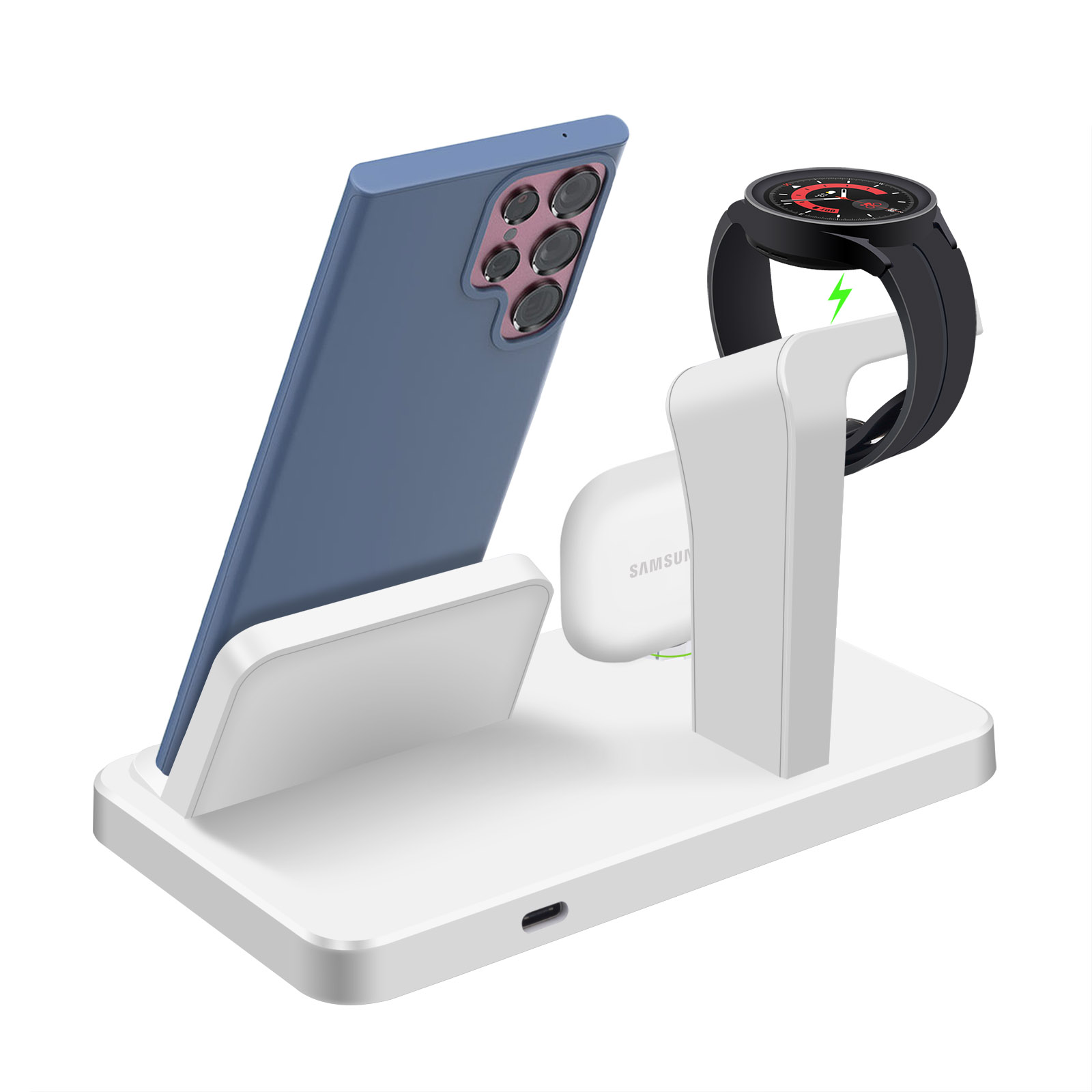 Desk 3 in 1 Type C Port Wirele - Desk Charging Station 评论和价格