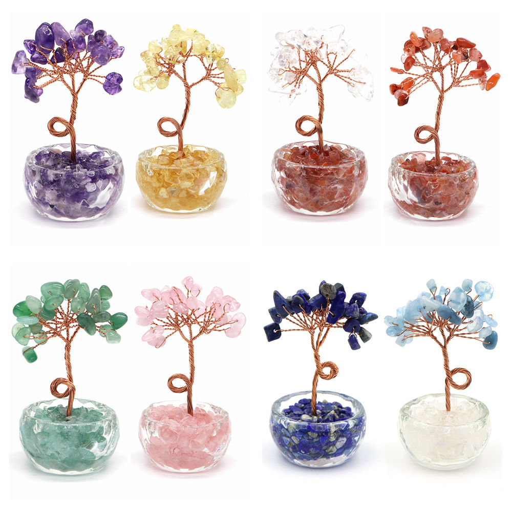 Natural Gemstone Crystal Lucky - Home Office Inspiration 评论和价格