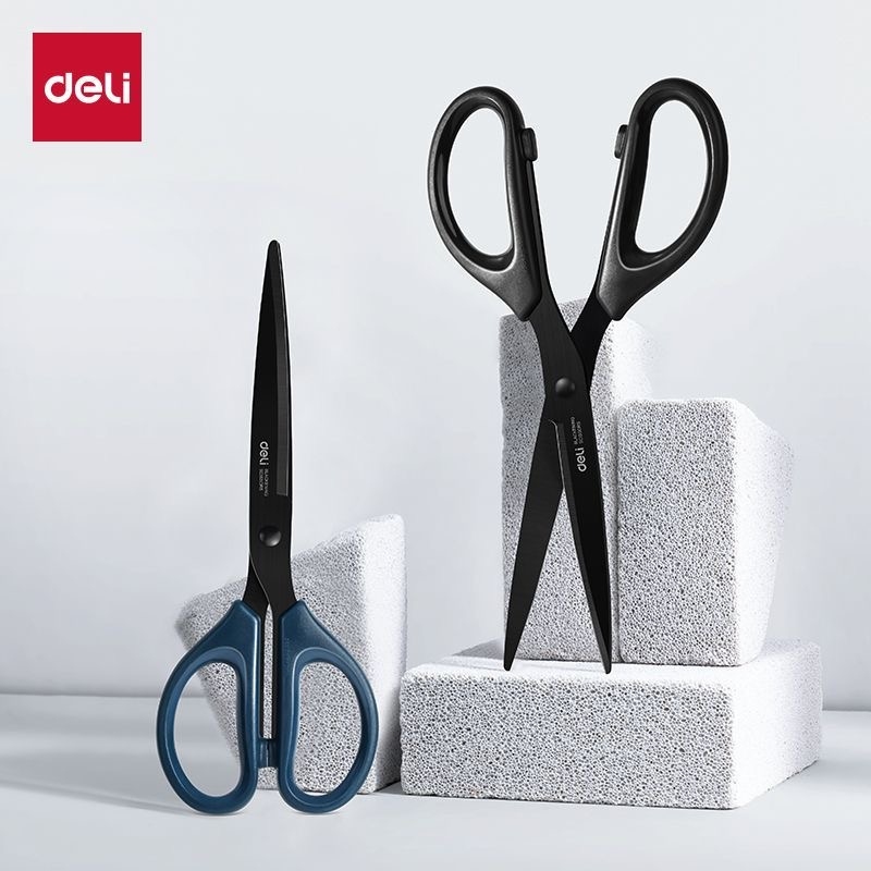 Deli Black Blade Scissors Stai - Home Office Freelancer 评论和价格