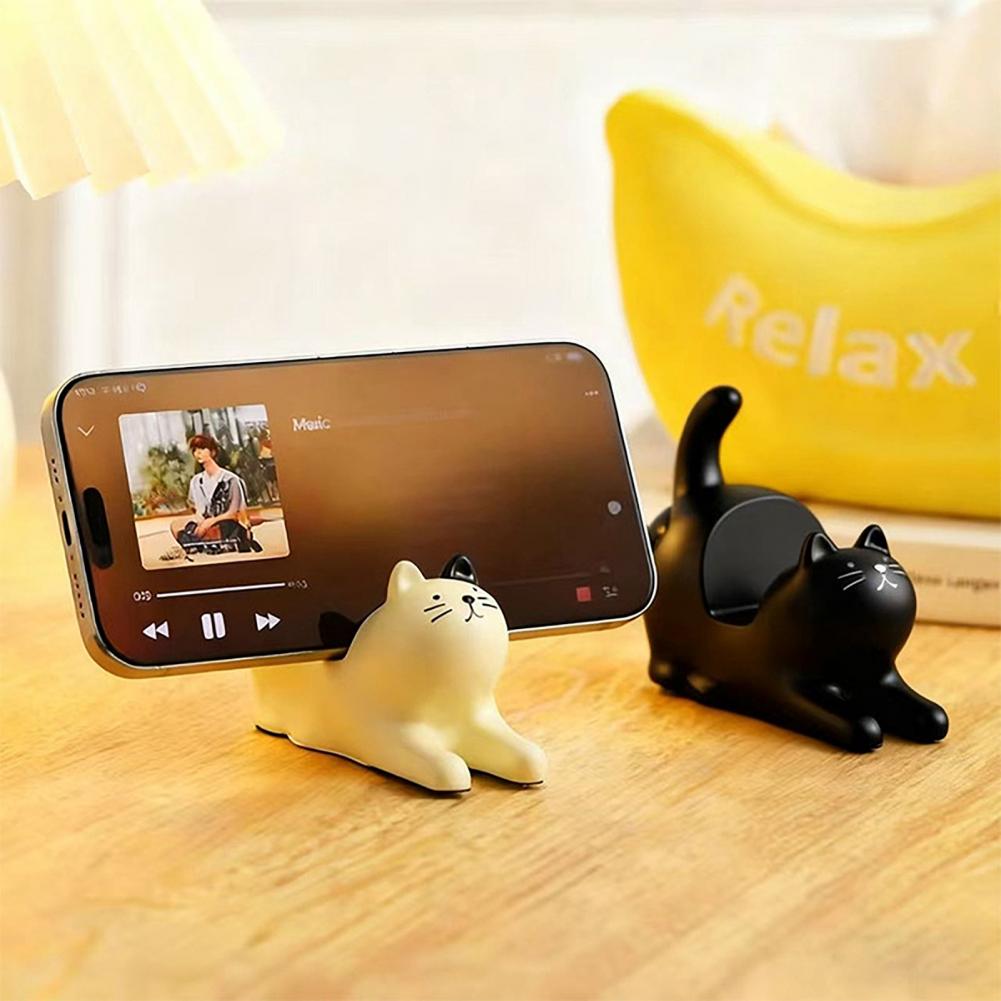 Weighted Phone Stand Cute Cat  - Home Office With View 评论和价格