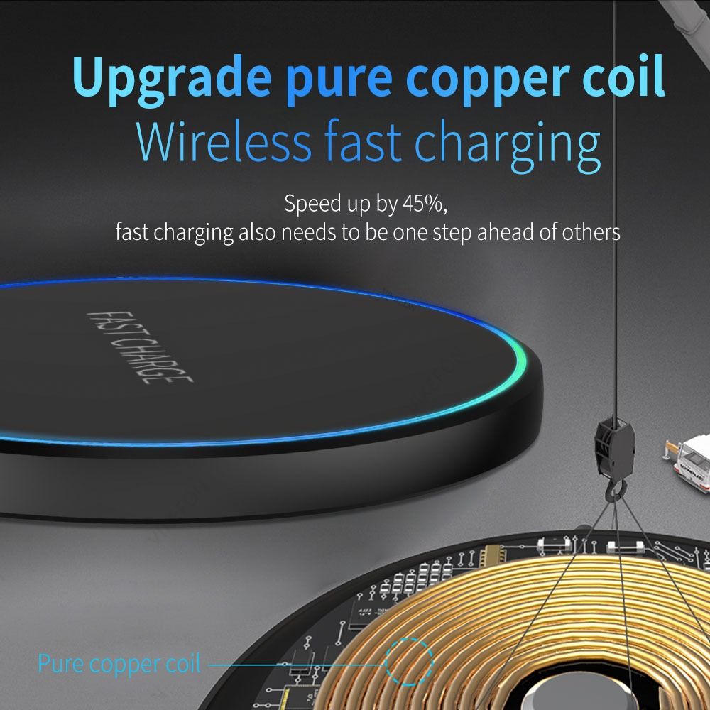 Desktop Mini Wireless Charger  - Desk Charging Station 评论和价格