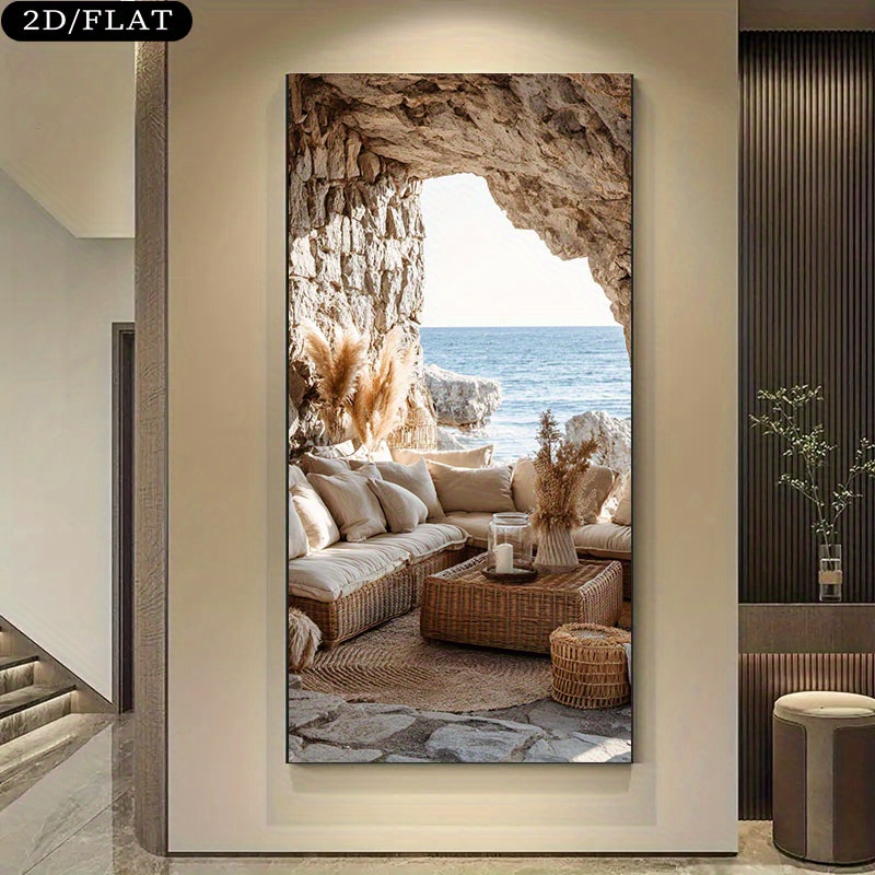 Extra Large Coastal Beach Cave - Home Office With View 评论和价格