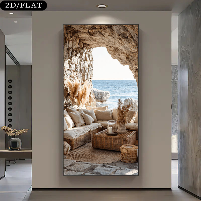 Extra Large Coastal Beach Cave - Home Office With View 评论和价格
