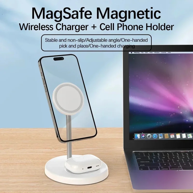 Desktop Magnetic 2 in 1 Wirele - Desk Charging Station 评论和价格