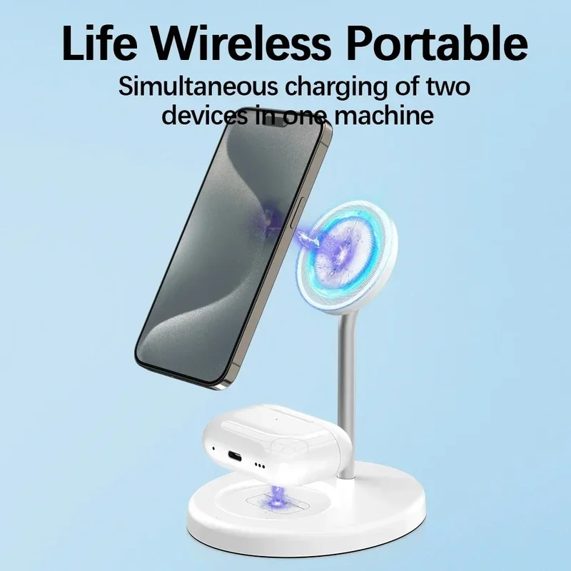 Desktop Magnetic 2 in 1 Wirele - Desk Charging Station 评论和价格