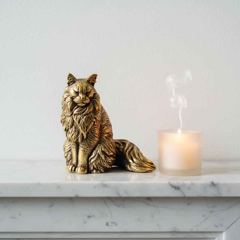 Maine Coon Miniature Figurine  - Home Office Freelancer 评论和价格
