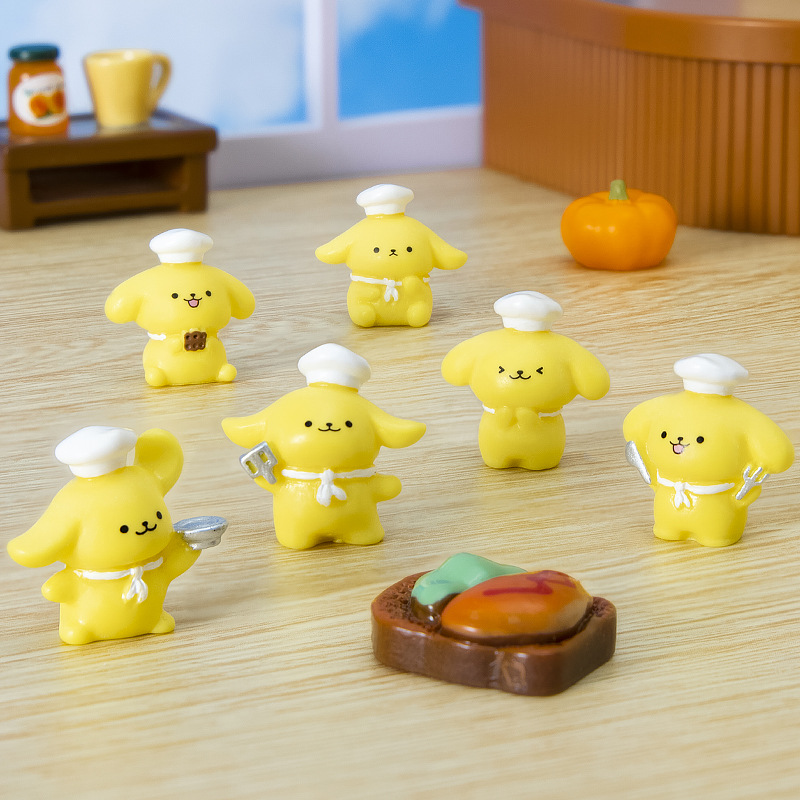 6pcs/set Cute Miniatures Resin - Home Office Freelancer 评论和价格