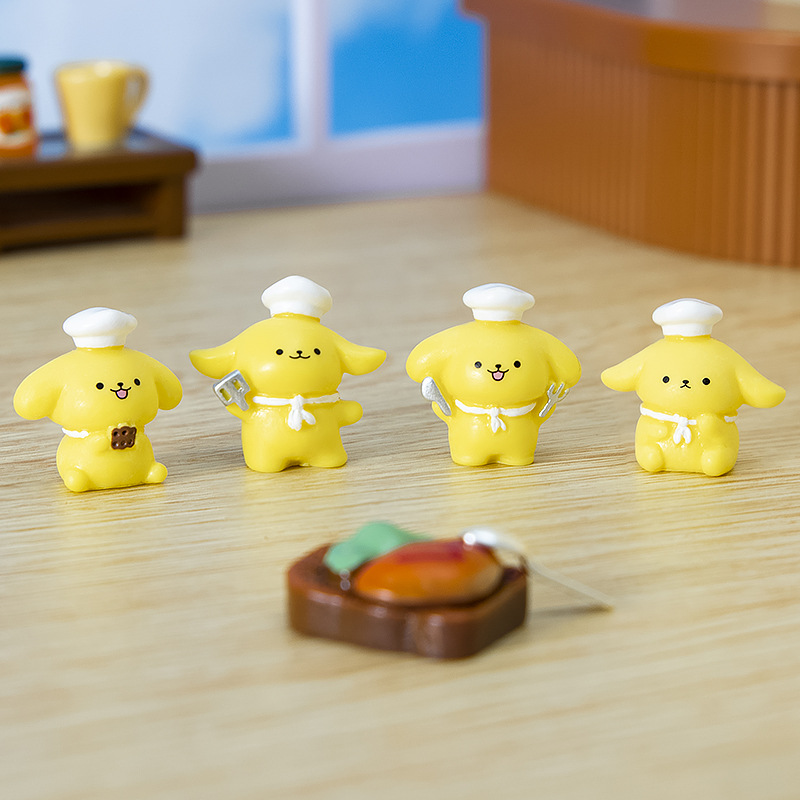 6pcs/set Cute Miniatures Resin - Home Office Freelancer 评论和价格