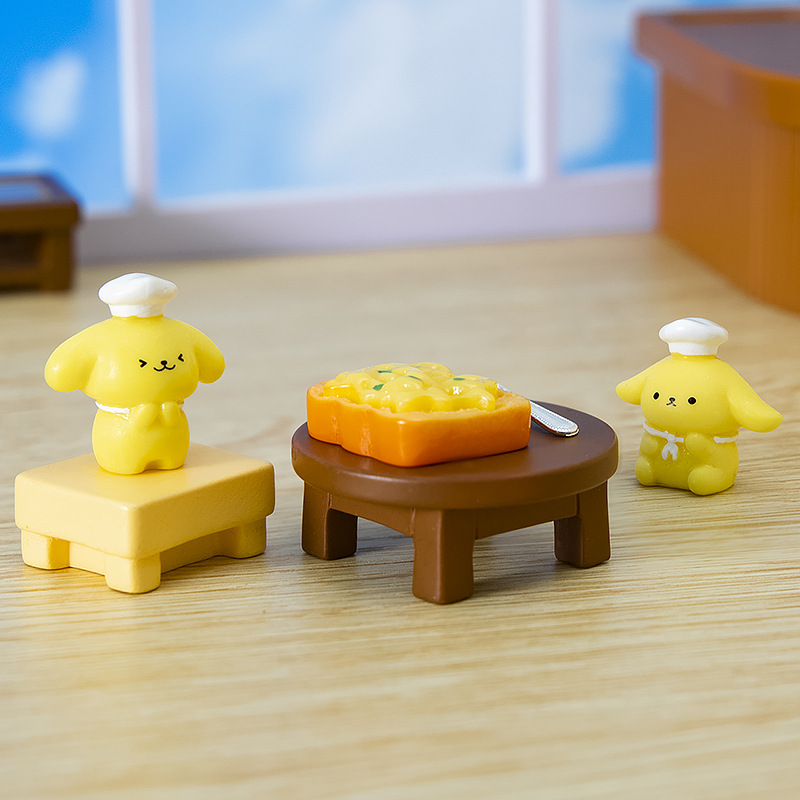 6pcs/set Cute Miniatures Resin - Home Office Freelancer 评论和价格