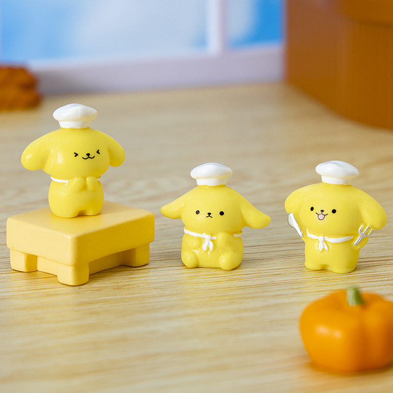 6pcs/set Cute Miniatures Resin - Home Office Freelancer 评论和价格