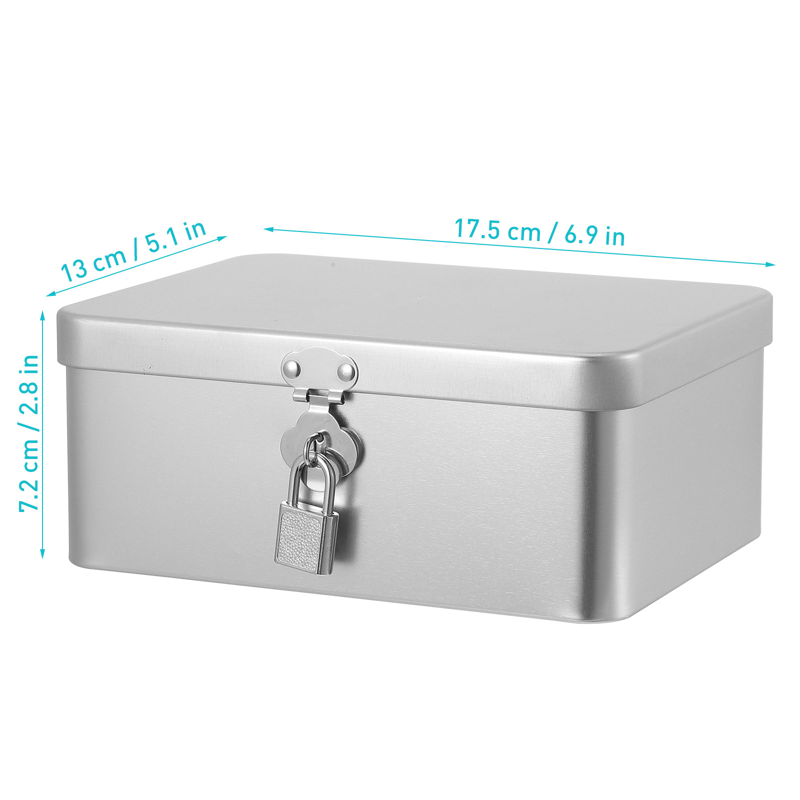 Tinplate Box Small Metal Stora - Home Office Industrial Design 评论和价格