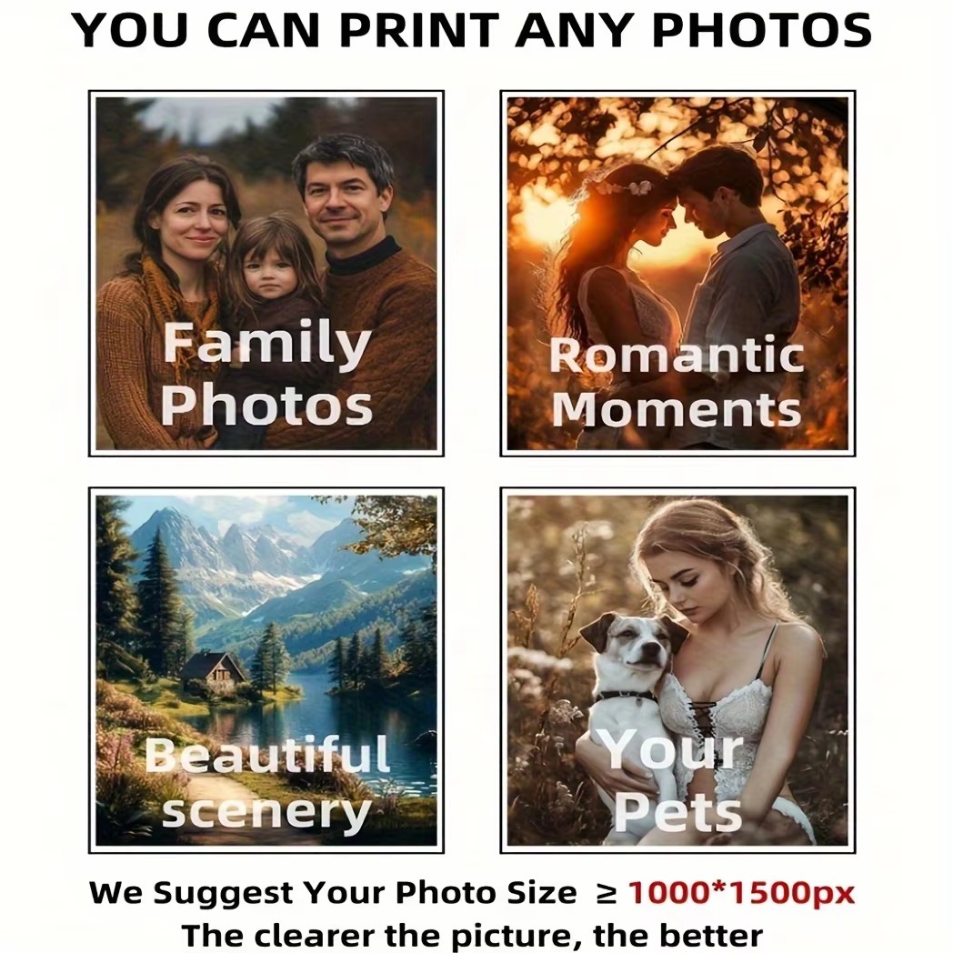 3pcs/set Custom Square Canvas  - Home Office Photos 评论和价格