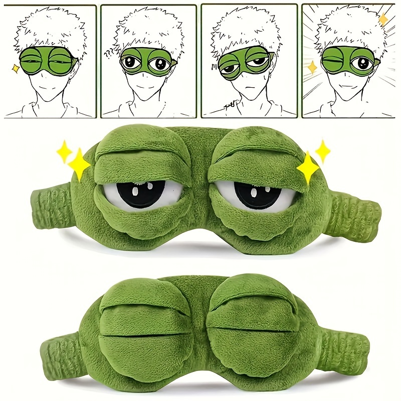 Sleep Eye Mask 3D Cute Frog Fu - Home Office Inspiration 评论和价格