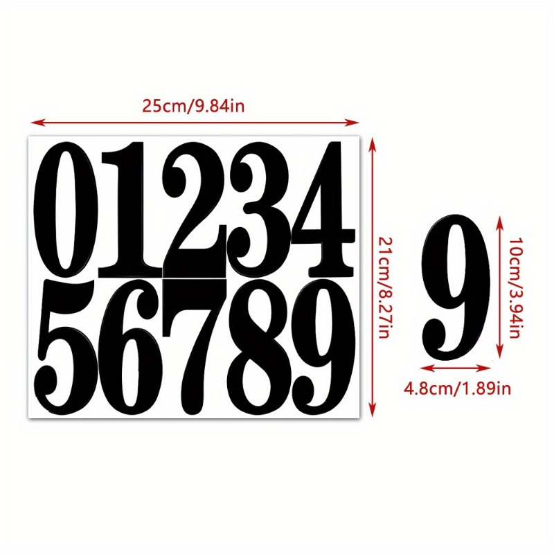 Digital stickers, mailbox stic - Address Home Office 评论和价格