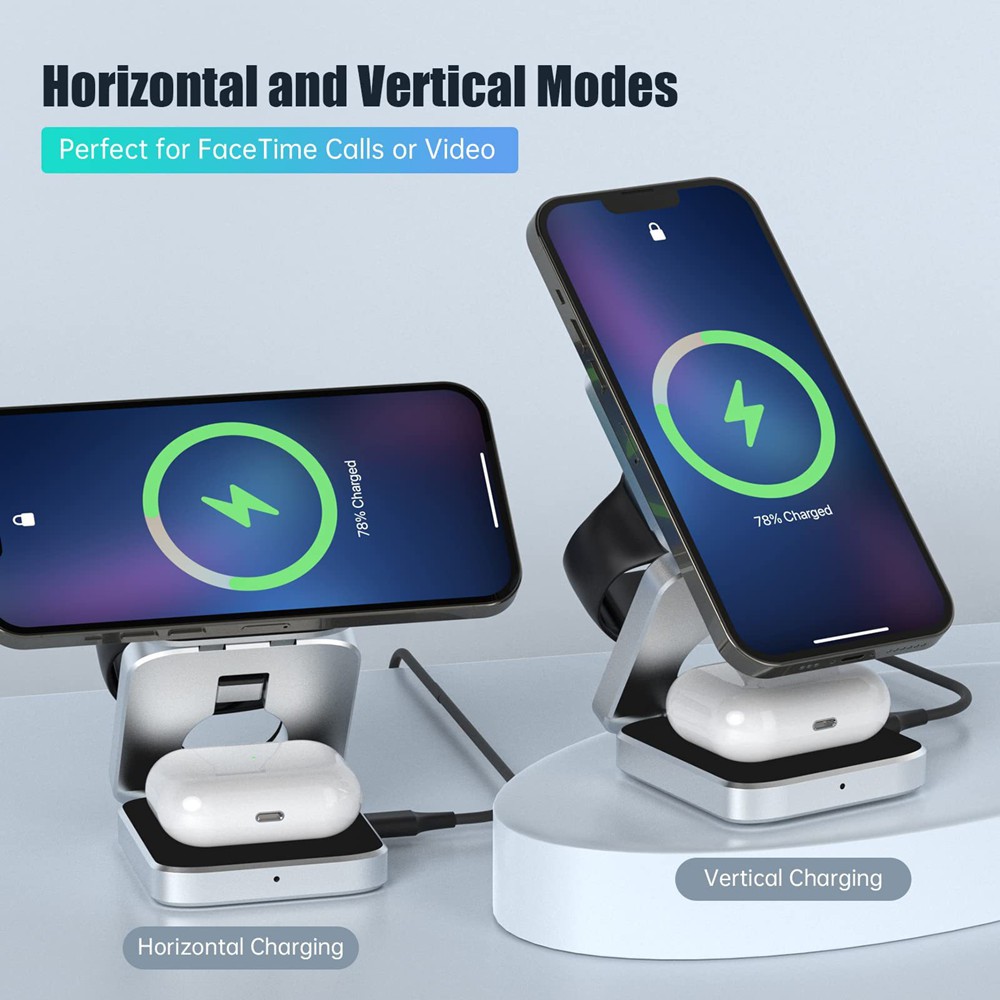 Foldable Magnetic Wireless Cha - Desk Charging Station 评论和价格