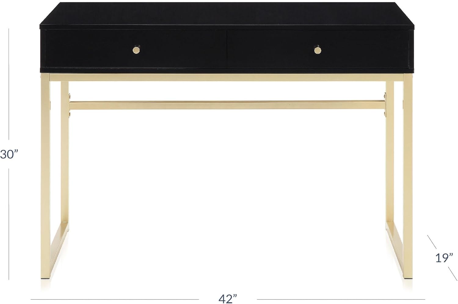 42 Inch Makeup Vanity or Home  - Home Office For Two 评论和价格