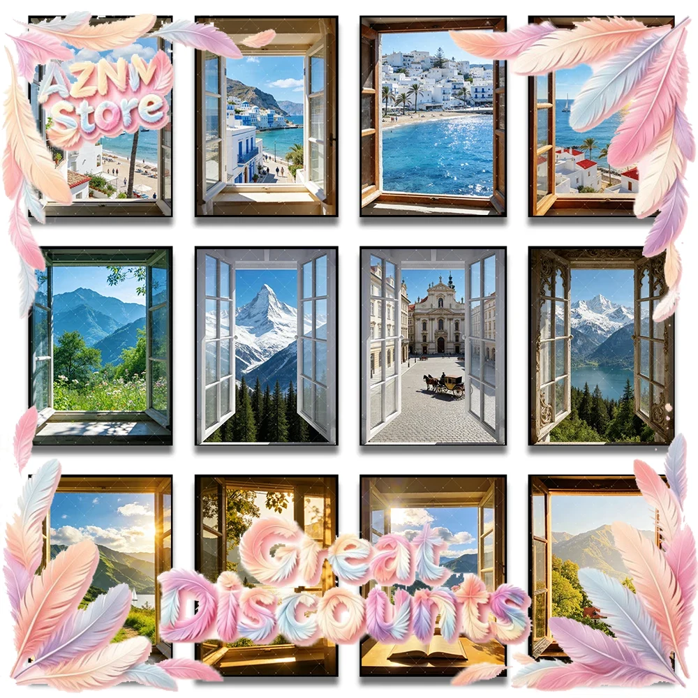 Open Window Poster Print For L - Home Office With View 评论和价格