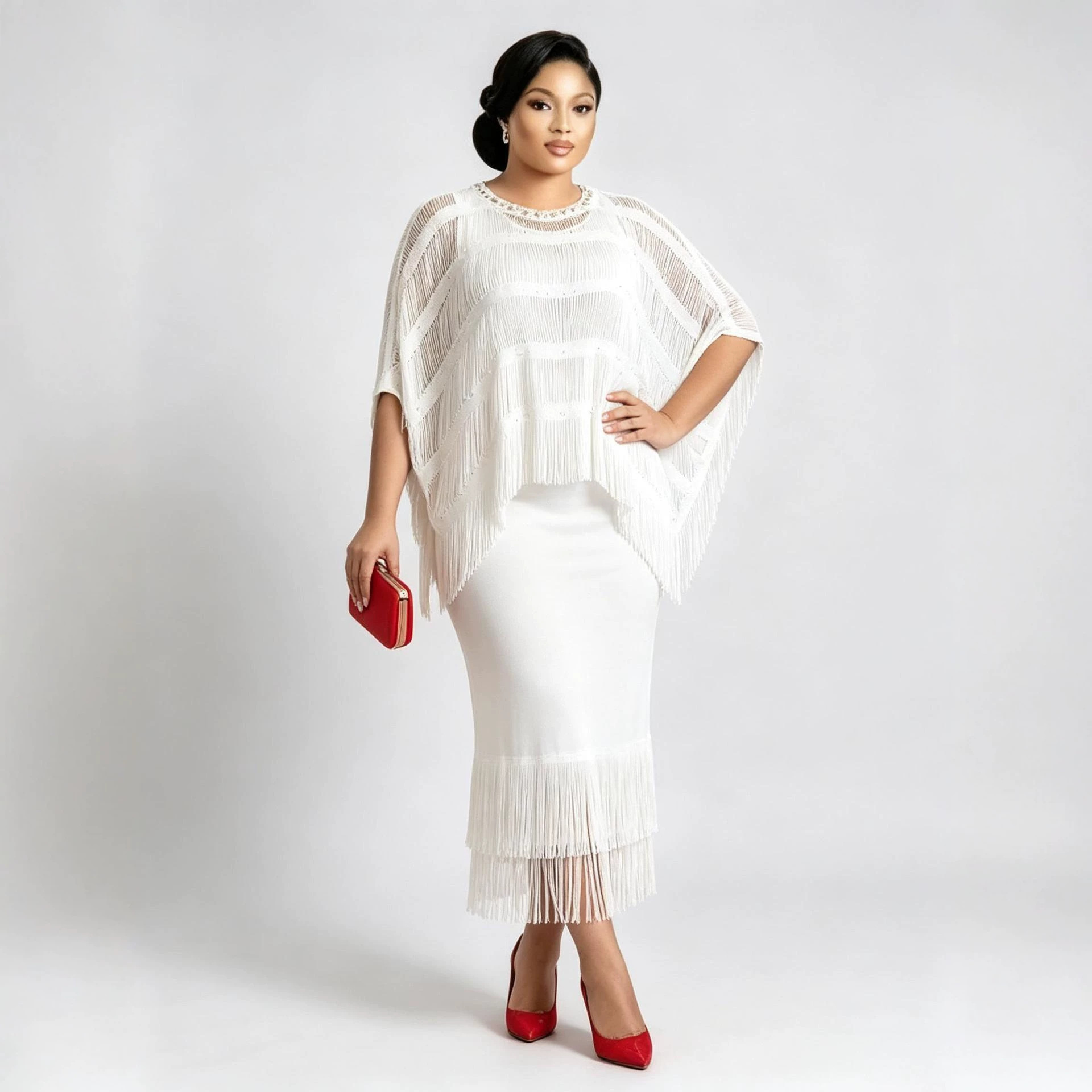 Miyake Fashion Fringed Pleated - Home Office For Two 评论和价格