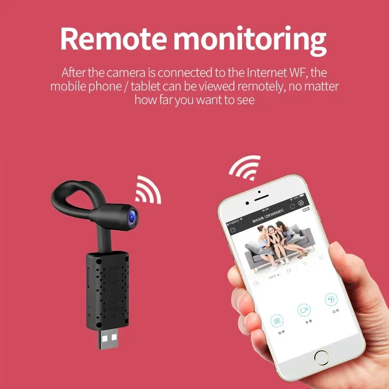 4K Mini USB WiFi Camera Portab - Home Office With View 评论和价格
